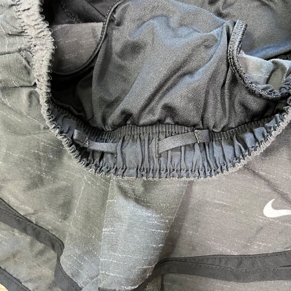 Nike Athletic Dri-Fit Loose Running Shorts Heathered Black Grey Women’s Size S - Picture 5 of 8